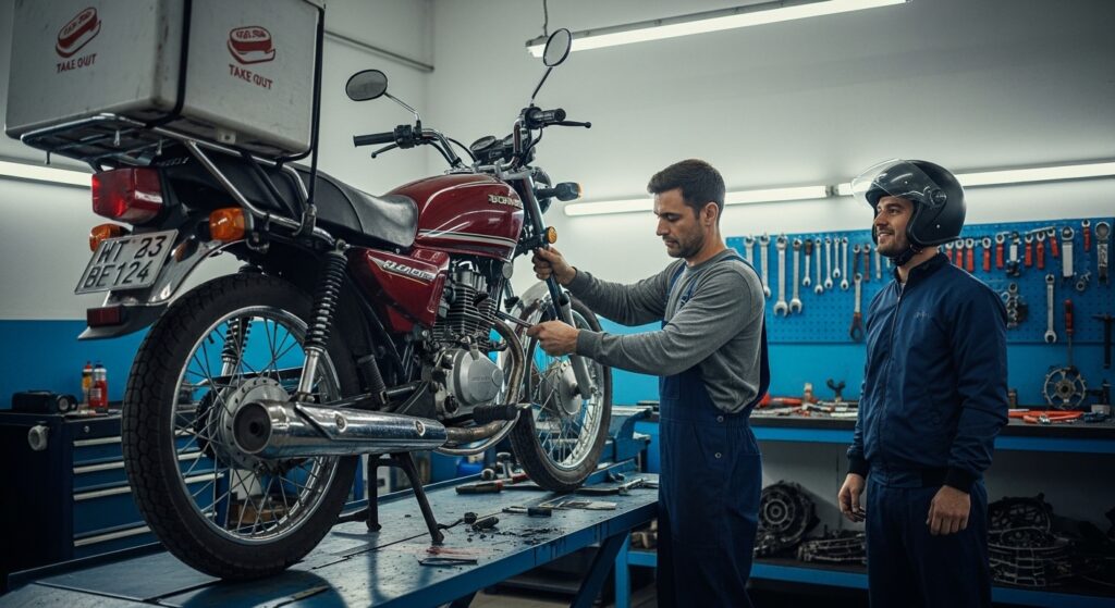 erro 6 não cuidar da moto